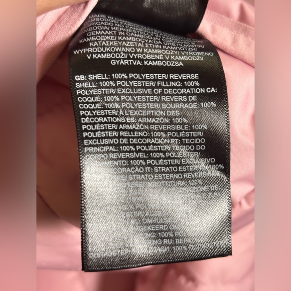 The North Face Toddler Reversible Perrito Hooded Coat Shady Rose - Picture 12 of 15